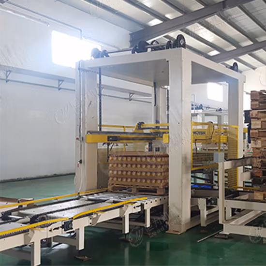 자동으로 채워진 주석 캔 Palletizer/De